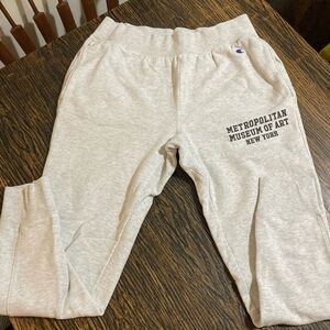 Champion x MET NY Light Heather Gray Sweatpants - Women Large
